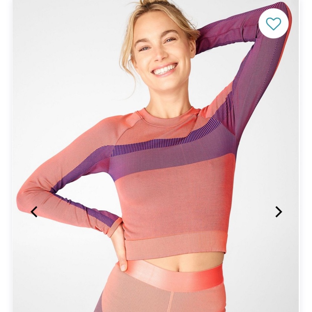 Fabletics Tory cropped seamless long sleeve